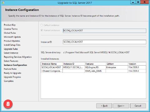 ConfigMgr SQL Server Upgrade From 2012 SP4 to 2017 CU13